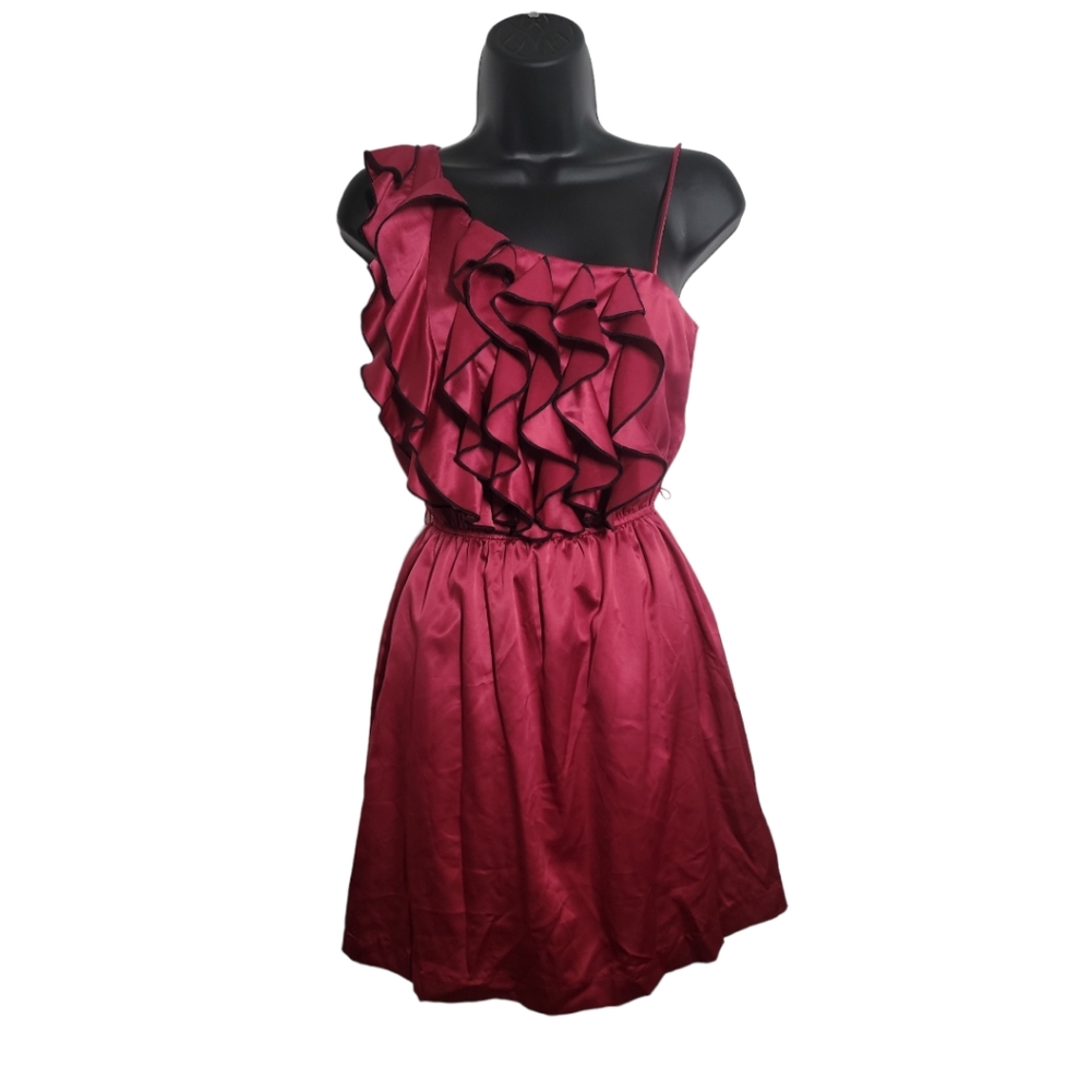 Fuchsia Ruffle party dress